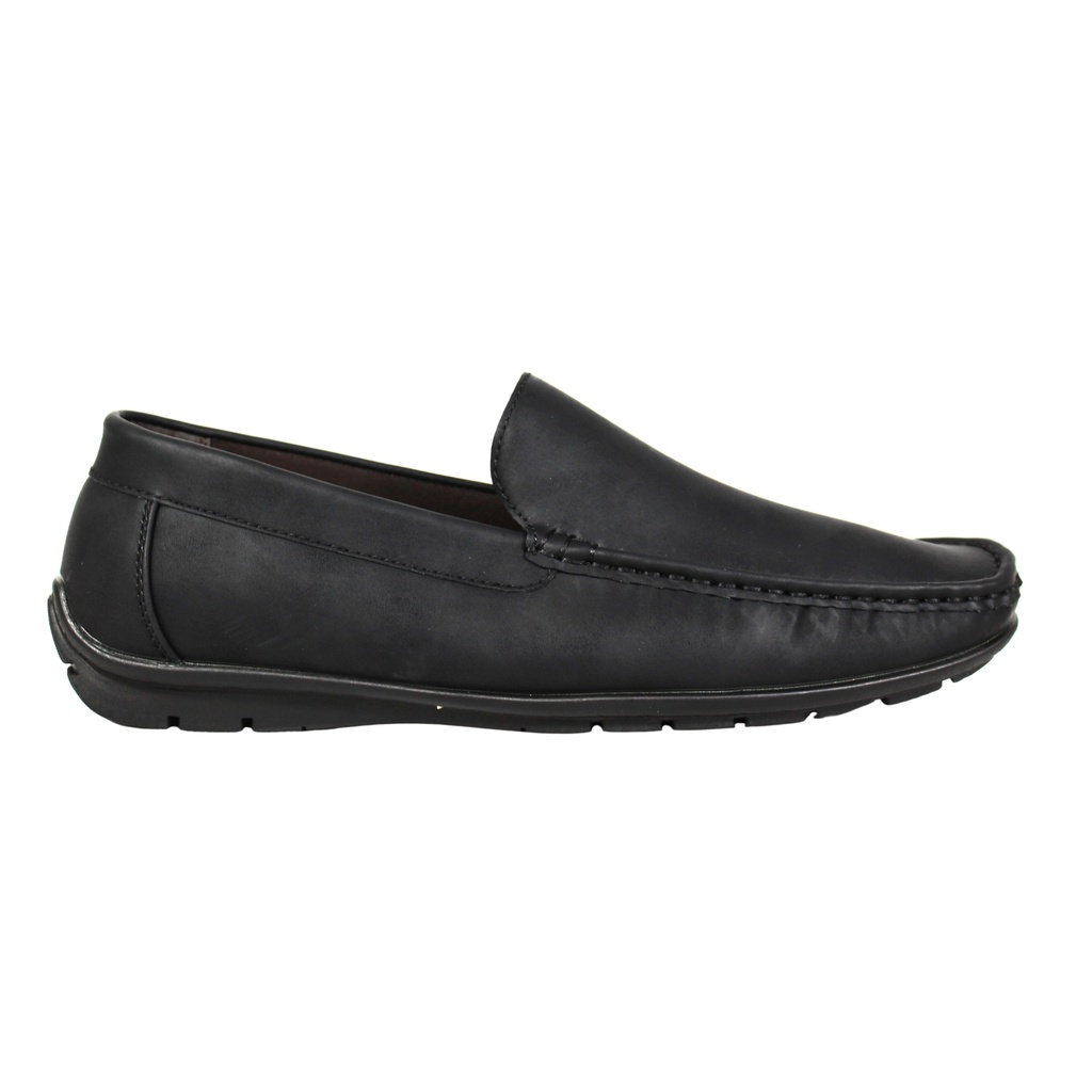 [2401-9Black] Mocasin Formal Hombre 2401-9 (39, Negro)
