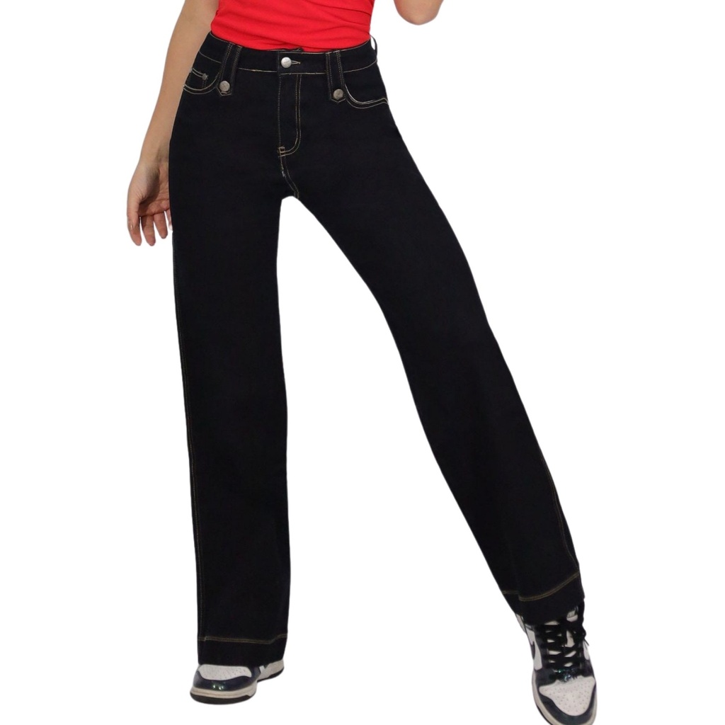[J9987] Jeans Mujer Recto Wide Leg J9987 (36)