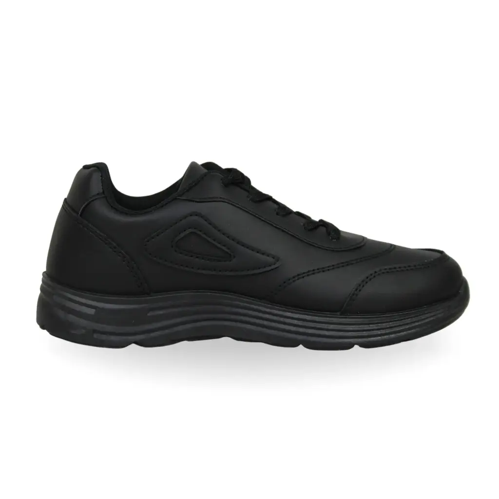 [TH-002Black] Zapatilla Escolar con cordón TH-002Black30/35 (30)
