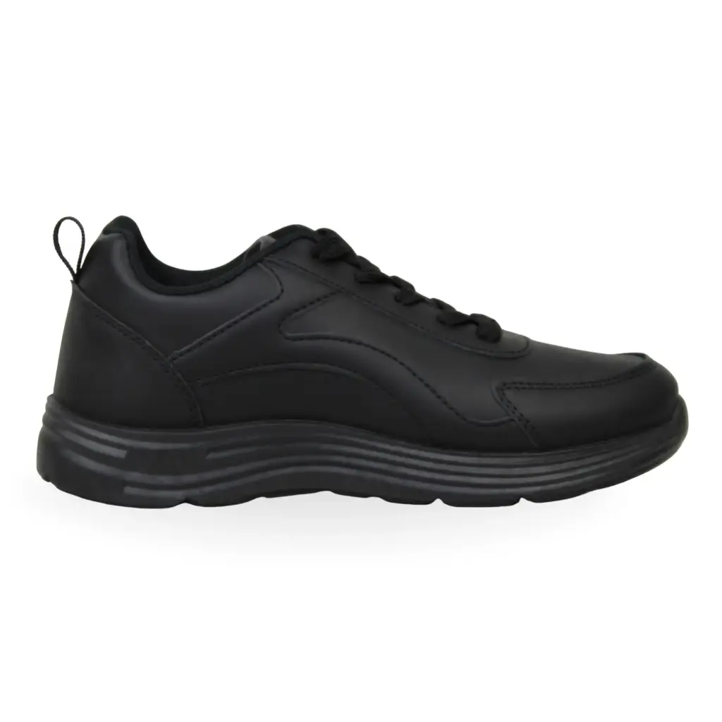 [TH-003Black] Zapatilla Escolar con cordón TH-003 Black (30)