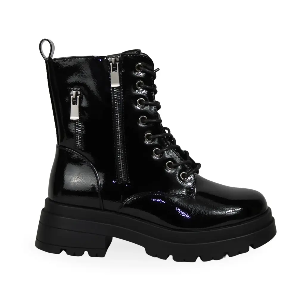 Botín Mujer Negro Ecocuero PG5313-1A