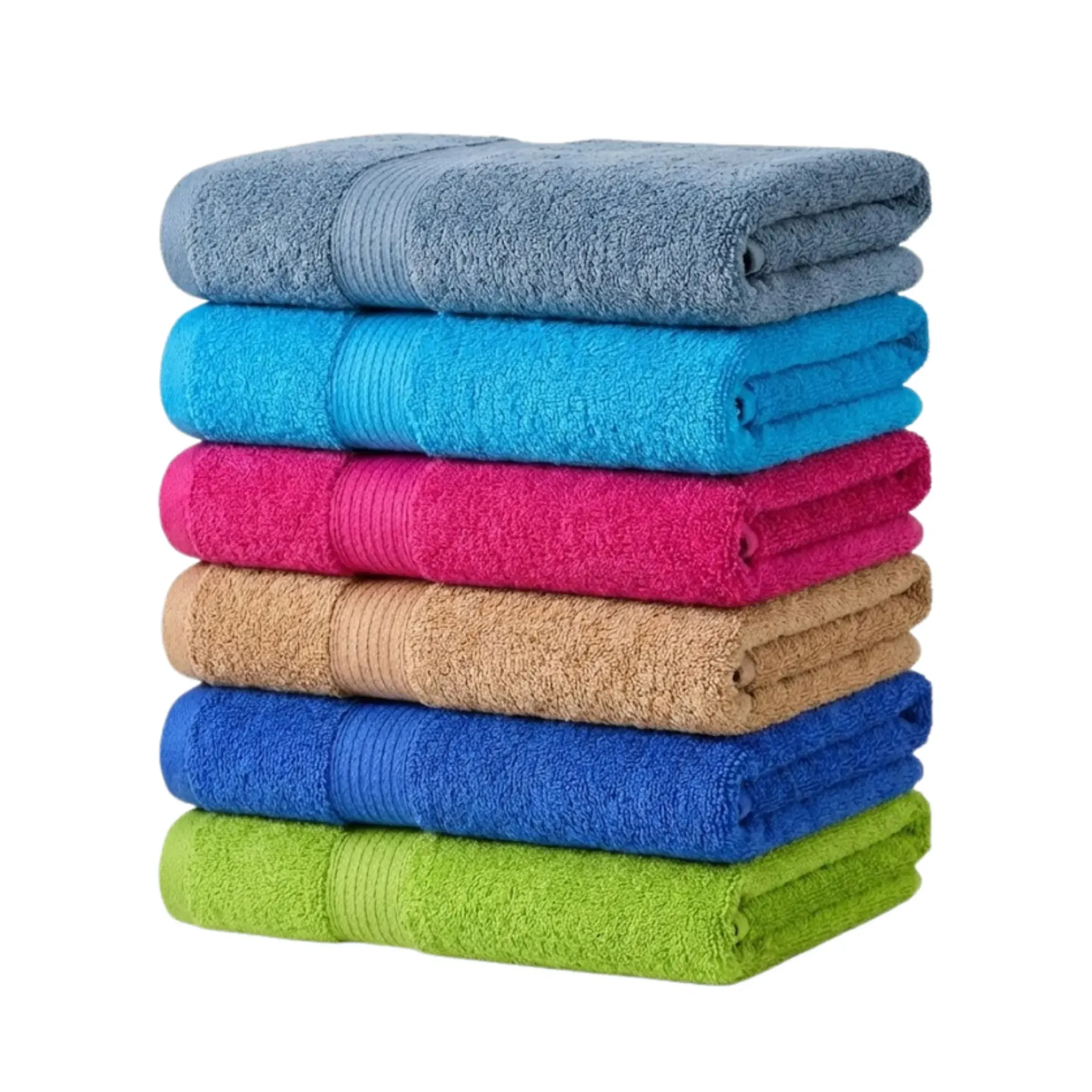 [MT001] Juego Toallas de Baño Unisex 3 Piezas (Fucsia)