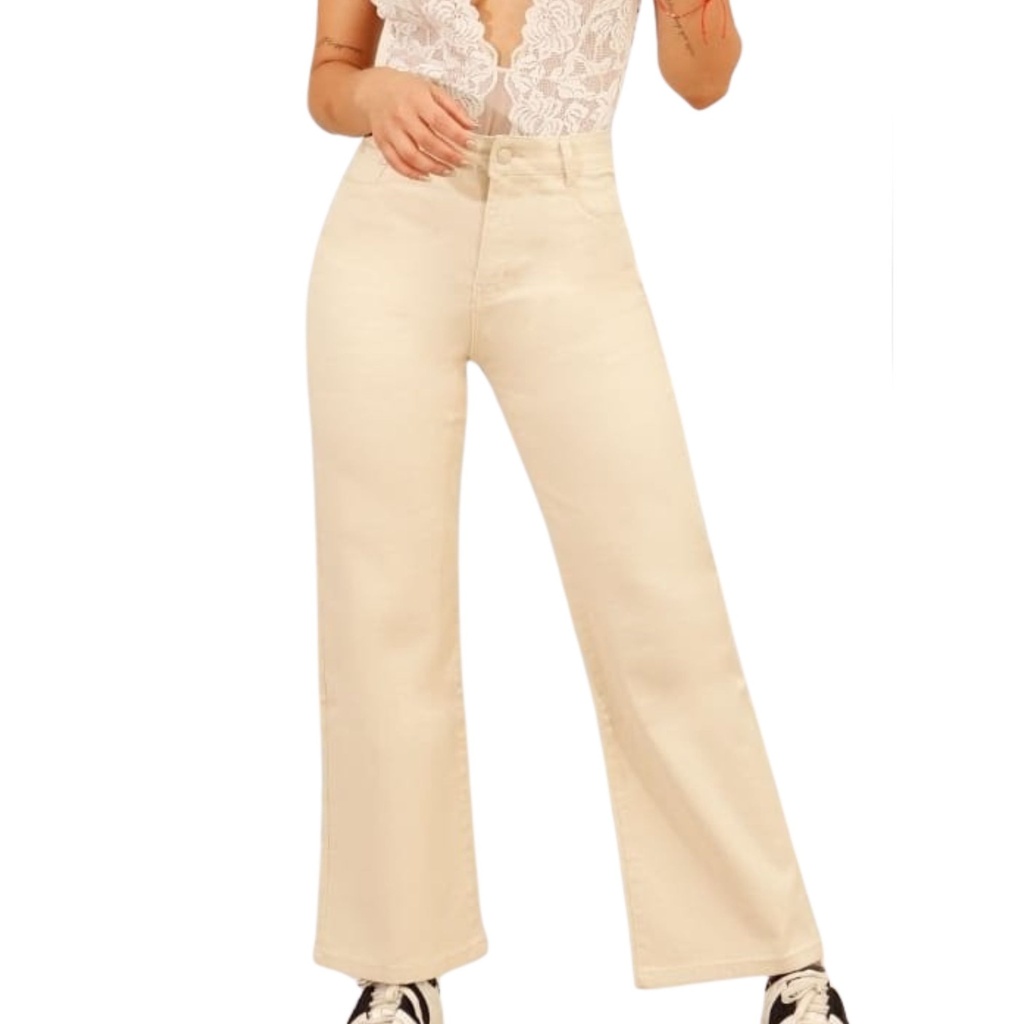 [J9831] Jeans Mujer Palazzo Tiro ALto J9831 (36)
