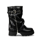 Bota Mujer Biker Plataforma PG24280