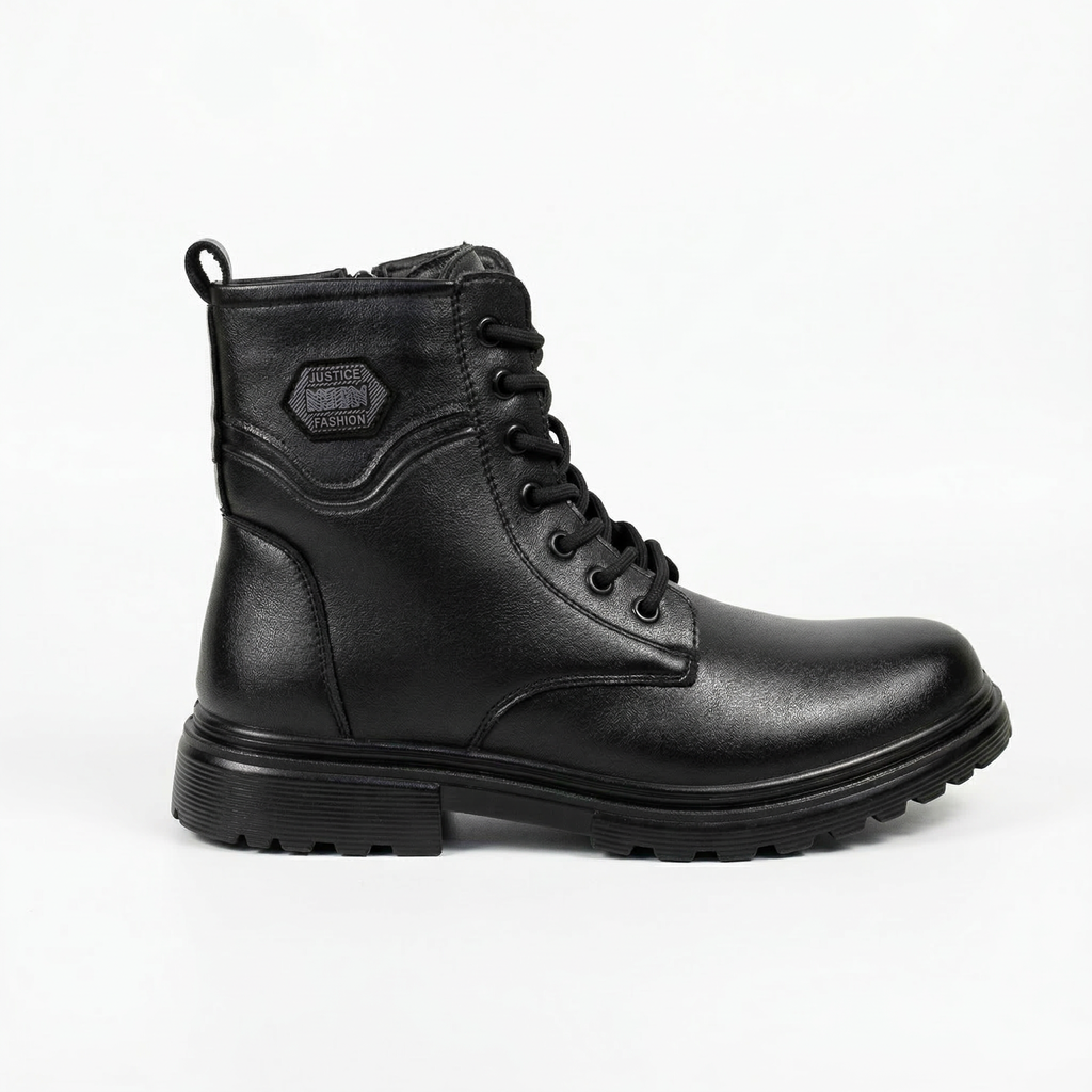 [M2607Black] Botín Hombre Militar M2607 (39, Negro)