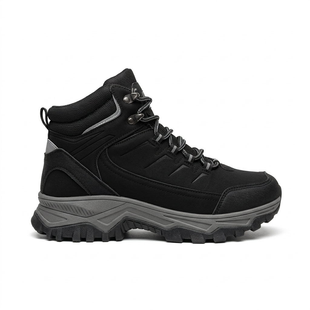 [9-J2603Black] Zapatilla de Hombre Trekking Outdoor 9-J2603 (39)