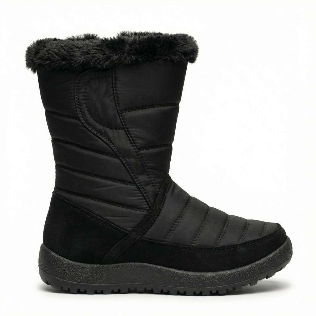 [D3022Black] Bota Impermeable Mujer de Nieve D3022 (35)