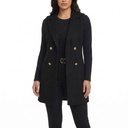 Abrigo Mujer Paño Con Cinturón Sin Mangas