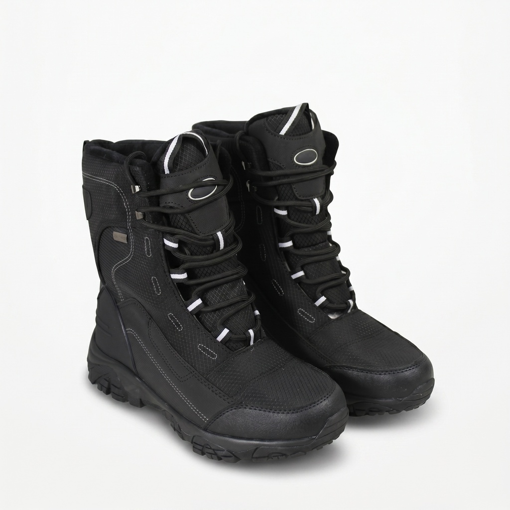 [PG4629Black] Botin Outdoor Hombre Invierno Térmico Caña Alta (39)