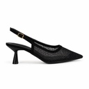 Sandalia Stiletto Mujer Malla Transparente Elegante HL11