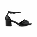 Sandalia Casual Mujer Tacon Cuadrado Ecocuero