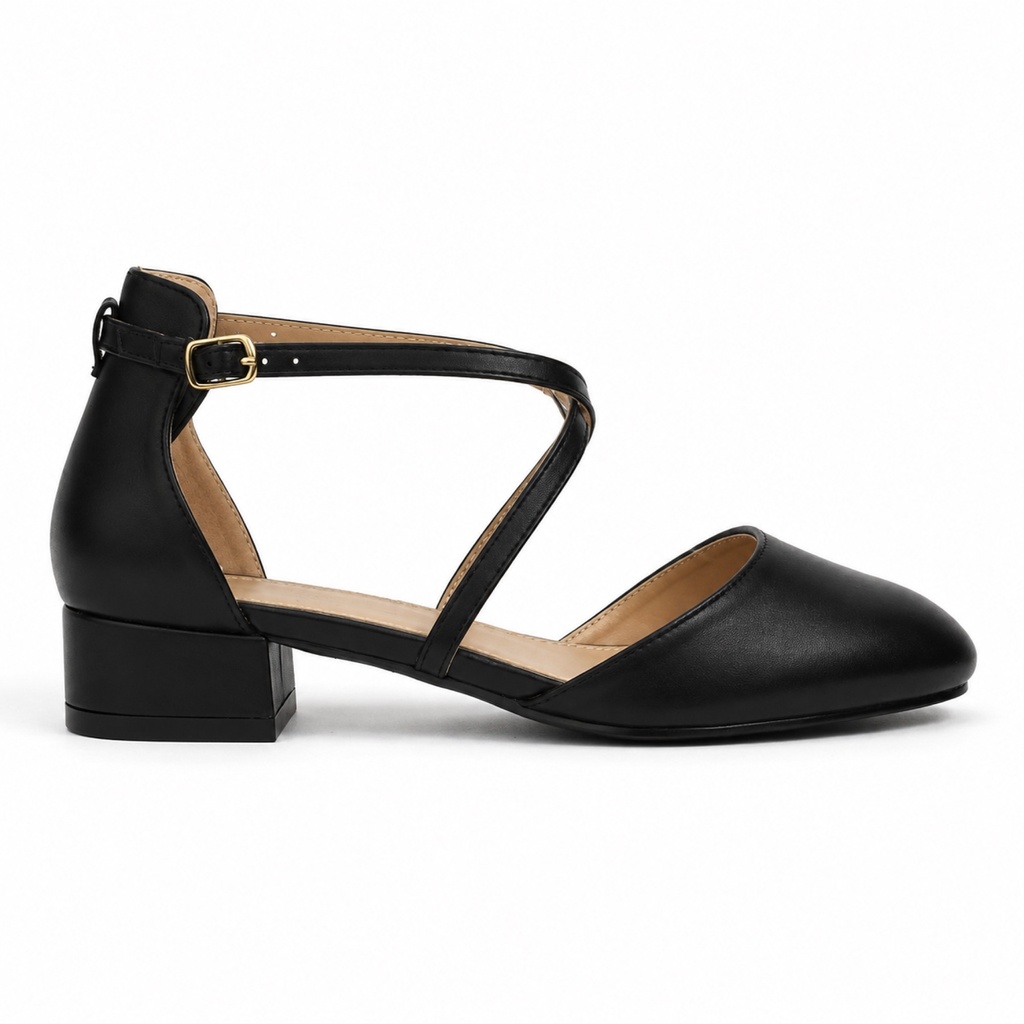 Zapato Mujer JO-027 Ecocuero Taco Cuadrado 3cm