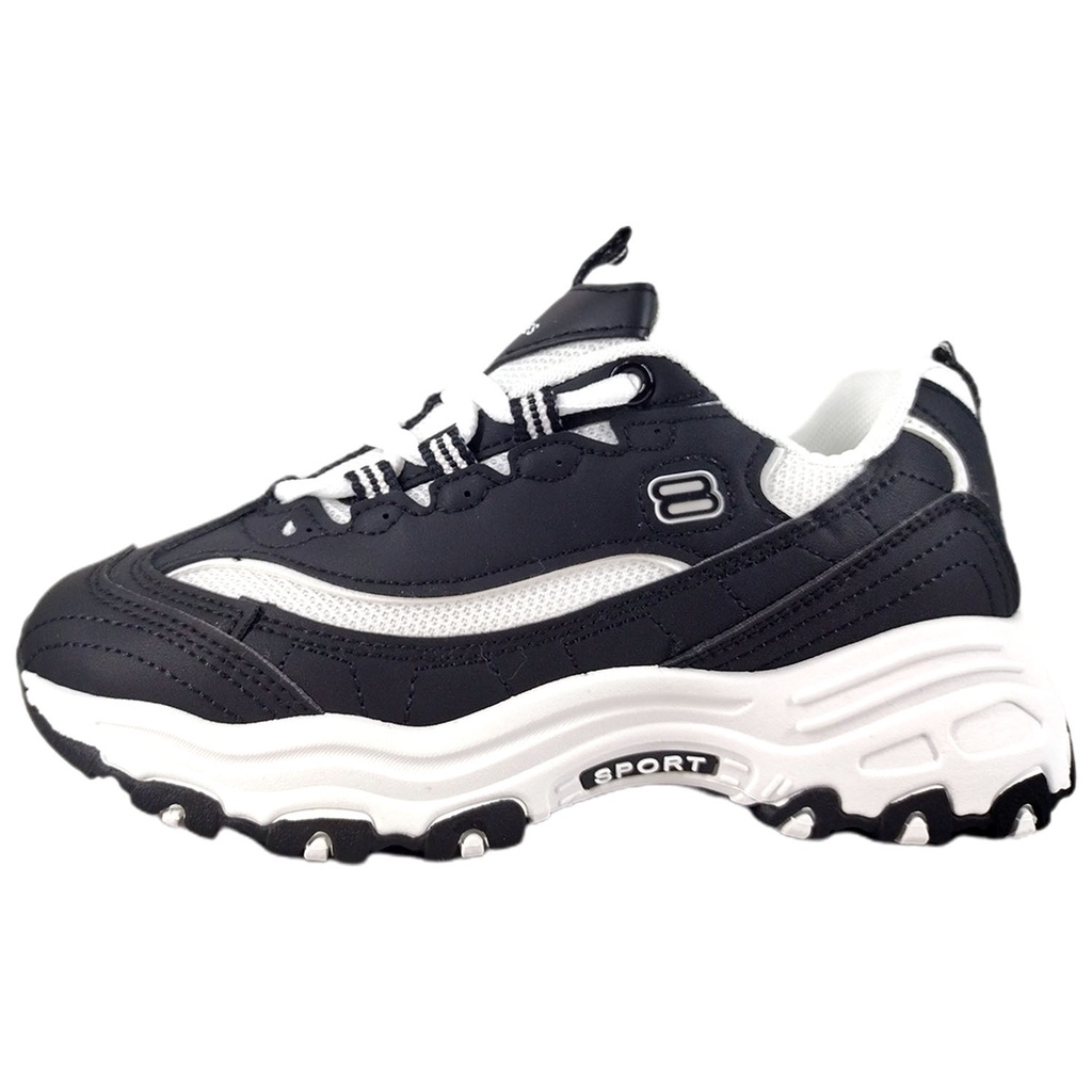 Zapatilla de Mujer 7-J235 Negro Blanco