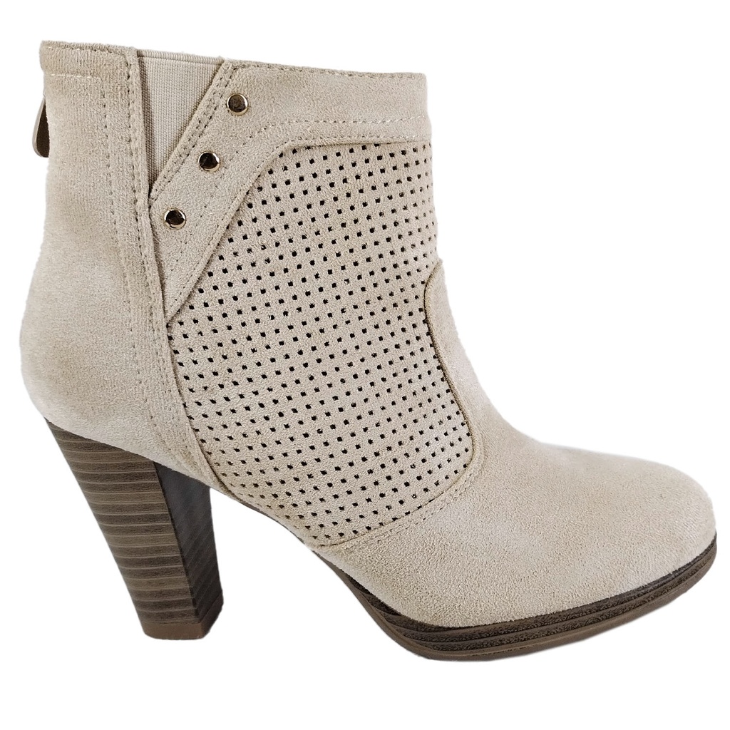 [CC231 Beige] Botin de Mujer CC231 Beige (35)