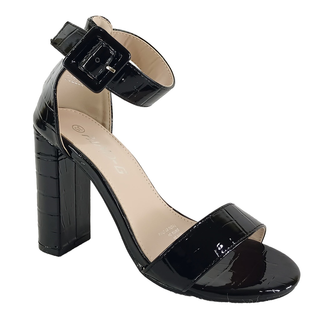 [UU678 Negro] Sandalias de Mujer UU678 Negro (35)