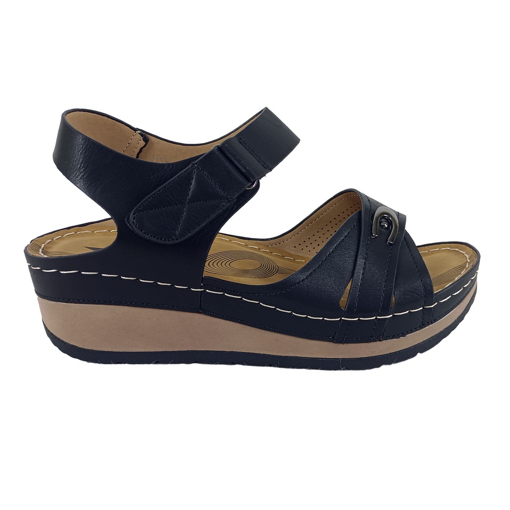 [T200-692-10 Negro] Sandalias de Mujer T200-692-10 Negro (36)