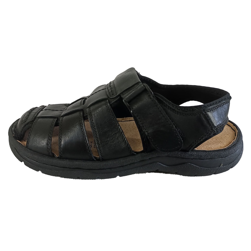 [  C-43-16333 Negro] Sandalias Cuero C-43-16333 Negro (39)