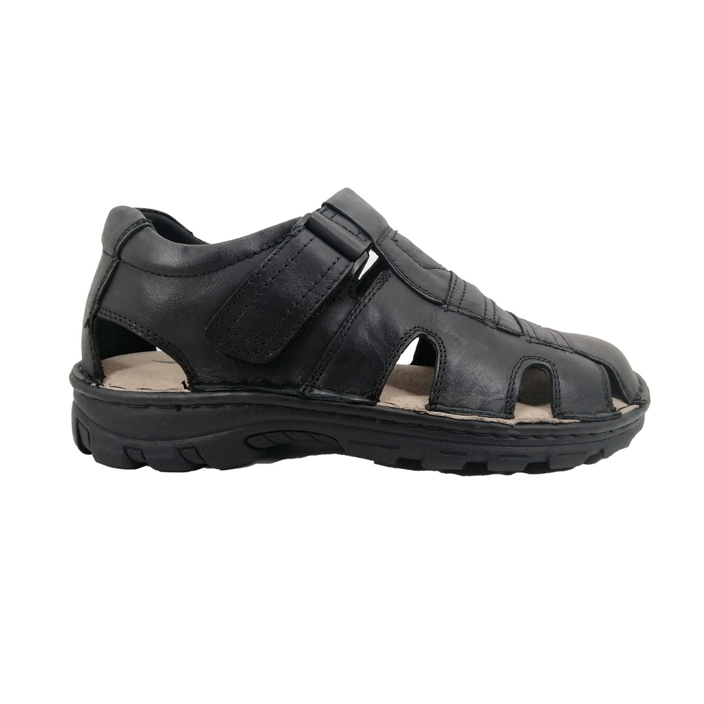 [3024 Negro] Sandalias Cuero 3024 Negro (39)