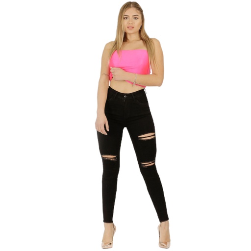 Jeans Mujer J390 Negro