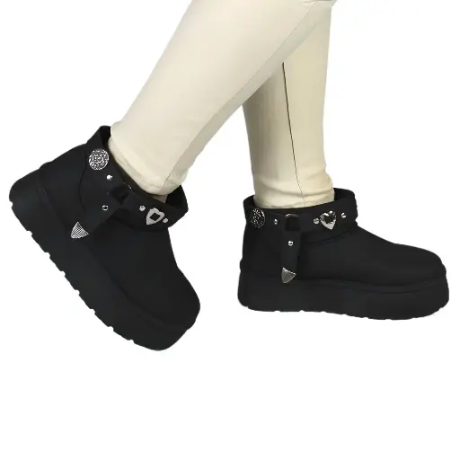 Botin Mujer QM2417 Black