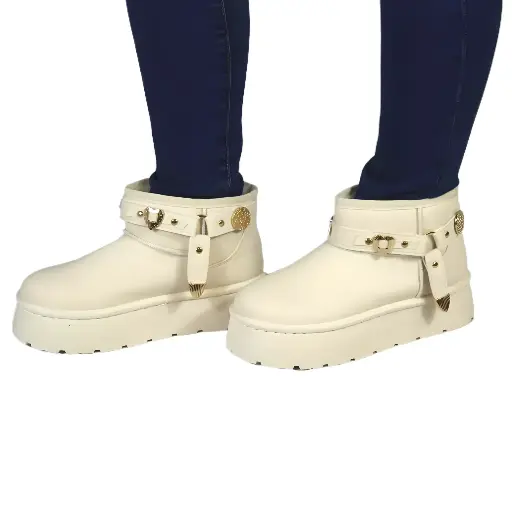 Botin Mujer QM2417 Beige