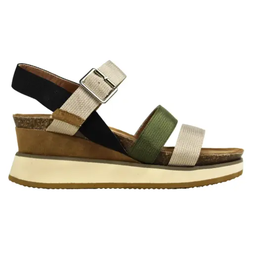 Sandalias de Mujer con Hebilla y Plataforma TGH09