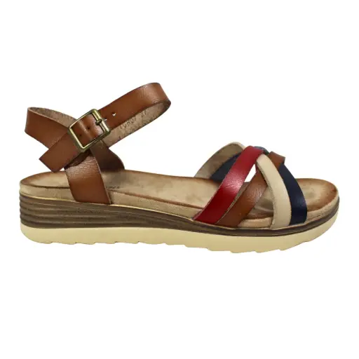 Sandalia Mujer con Plataforma Hebilla TGH07