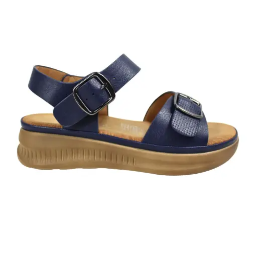 Sandalia Mujer Plataforma Hebilla 0419-1
