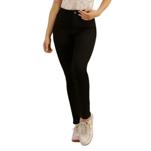 Jeans Mujer Skinny Negro J9058