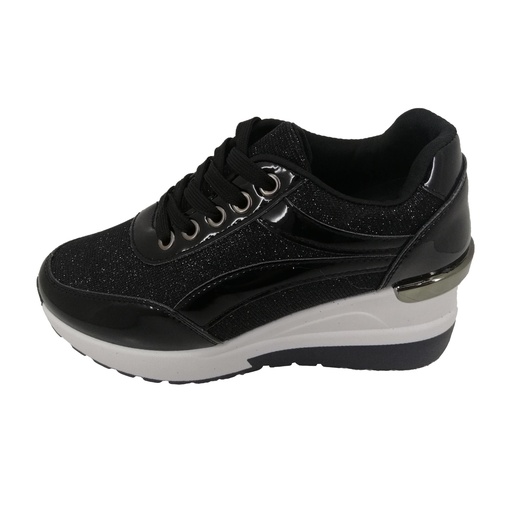 Zapatilla de Mujer PG516-1 NEGRO